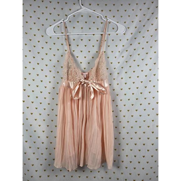 Victoria's Secret Other - Victorias Secret sexy flowy babydoll nightie lingerie sleep dress small